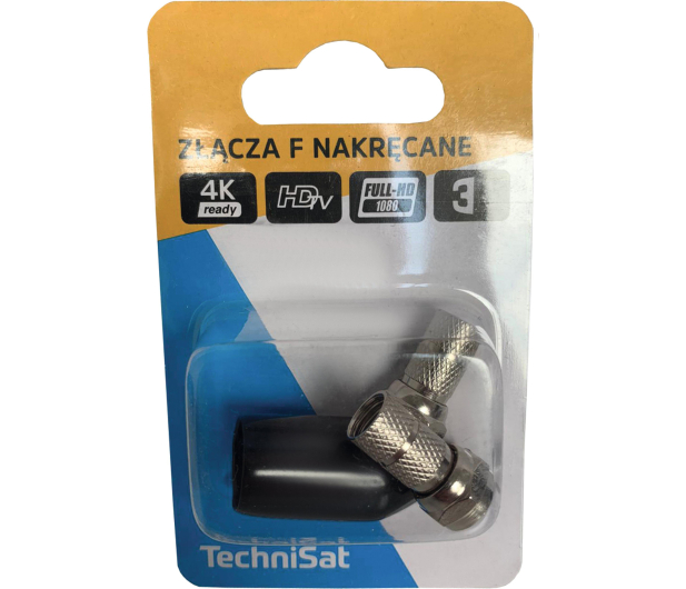 TECHNISAT ZLACZA F NAKRECANE 2 SZT. + OSLONA - 1459198 - zdjęcie 2